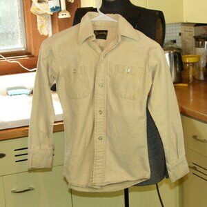 Vintage Child's Chamois Type Shirt Klondike Kids